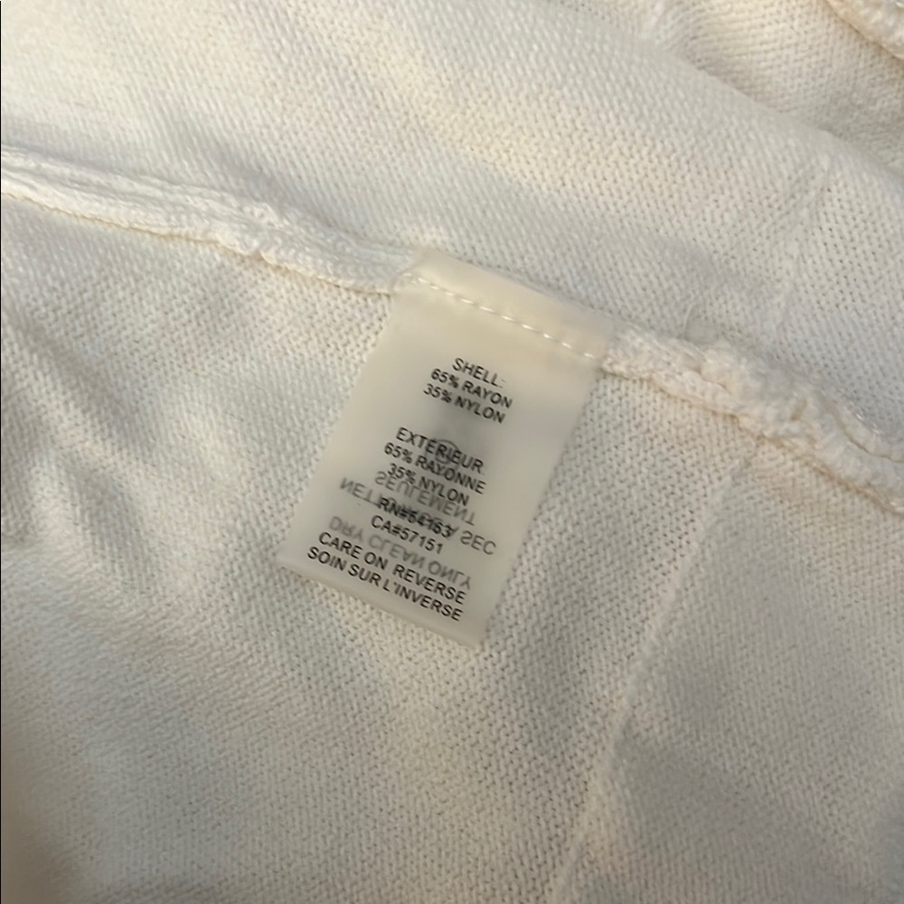 Ivanka Trump White Ruffle Blouse Small - Picture 6 of 7
